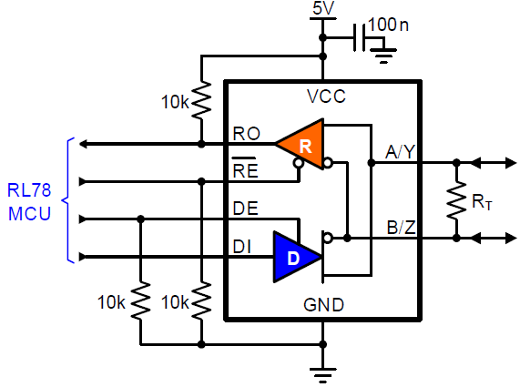 RAA788155 - 5V Half-Duplex, 1 Mbps RS-485/422 Differential 